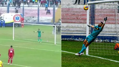 El arquero Limousin luciéndose ante Sporting Cristal
