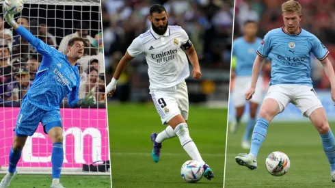 Los tres nominados a mejor jugador de la más reciente temporada de la UEFA.
