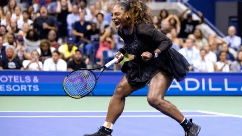 Serena Williams tras ganar su partido
