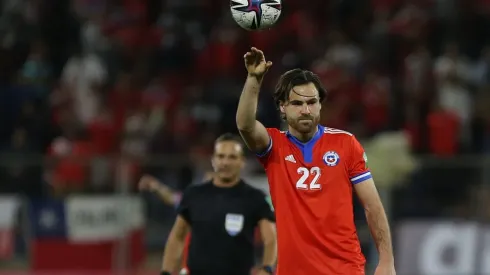 Ben Brereton tuvo la chance más clara de la Roja ante Marruecos, pero su remate dio en el poste.
