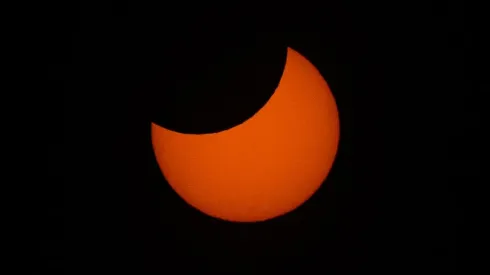 Eclipse parcial de sol 2022.
