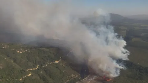 Incendio forestal en Molina
