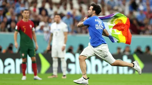 Mario Ferri en el partido de Portugal vs Uruguay
