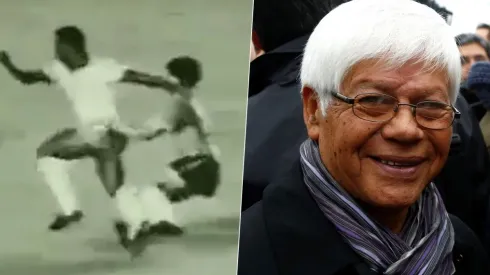 Chita Cruz se vio obligado a casi bajarle los pantalones a Pelé para bajarlo.
