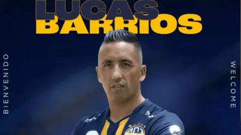 Lucas Barrios es presentado como el nuevo refuerzo del Sportivo Trinidense
