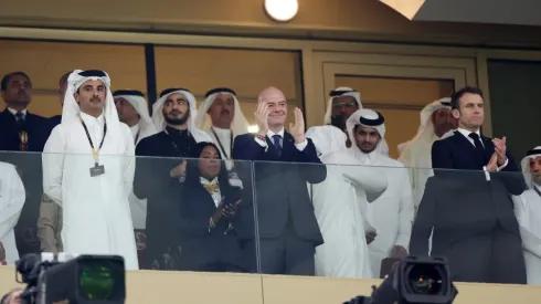 Gianni Infantino en la final del Mundial de Qatar
