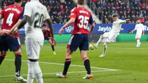 Triunfo del Real Madrid ante Osasuna en La Liga.
