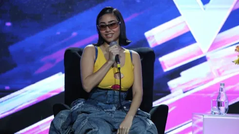 VI�A DEL MAR : Conferencia de prensa de Paloma Mami
