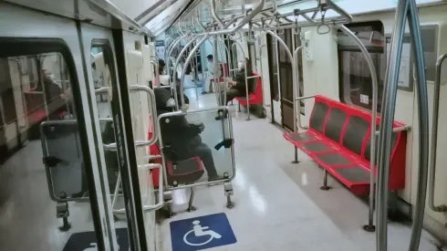 Horario Metro de Santiago.
