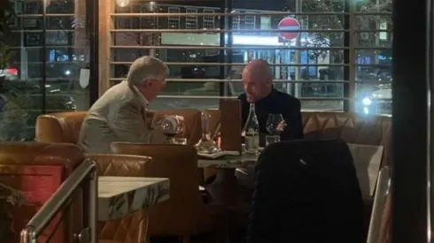 La reunión entre Alex Ferguson y Erik ten Hag en la antesala de la Europa League
