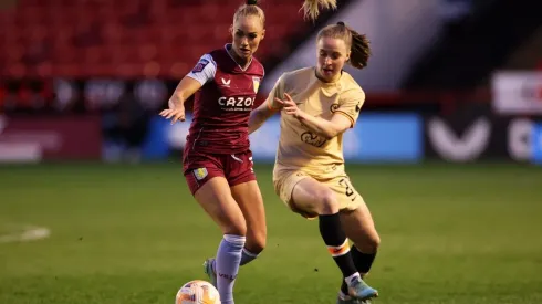 Alesha Lehmann en un partido frente al Chelsea
