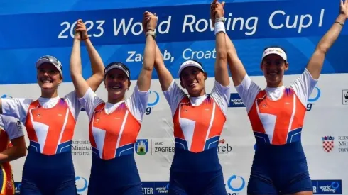 El Team Chile femenino gana medalla de oro en el Mundial de Remo