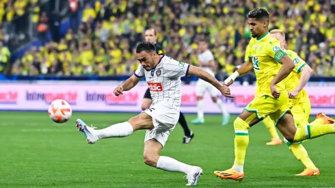 Suazo Gabriel Alonso  15 – Toulouse  – BLAS LUDOVIC  10 – Nantes  – FOOTBALL : Nantes vs Toulouse – Finale Coupe de France – 29/04/2023 FedericoPestellini/Panoramic PUBLICATIONxNOTxINxFRAxITAxBEL
