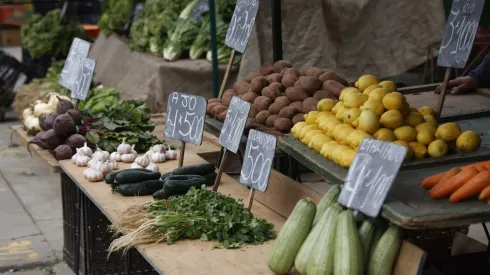 Feria hortofruticola de avenida Argentina en Valparaiso 22/10/2022
