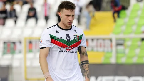 Bruno Barticciotto no lo pasó bien en la derrota de Palestino ante O'Higgins
