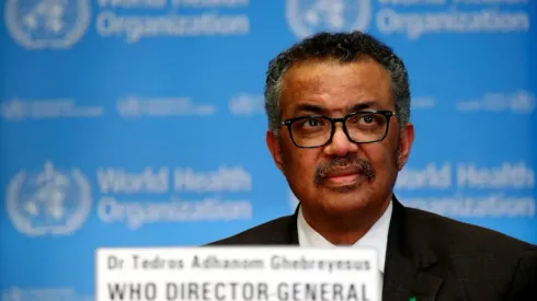 Director general OMS, Tedros Adhanom Ghebreyesus
