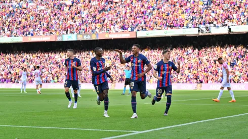 El conjunto culé se despide por una temporada del Camp Nou.
