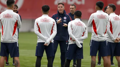 Eduardo Berizzo sigue trabajando con los seleccionados en Juan Pinto Durán.
