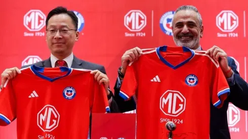 Pablo Milad habla de la selección chilena y de la ANFP en la presentación de un nuevo auspiciador.
