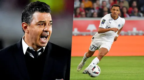 Marcelo Gallardo y Alexis Sánchez
