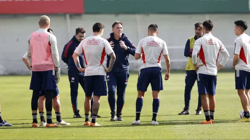 El entrenador trabajando en Juan Pinto Durán.
