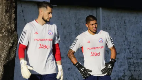 Pato Toledo y el arco de la Roja.
