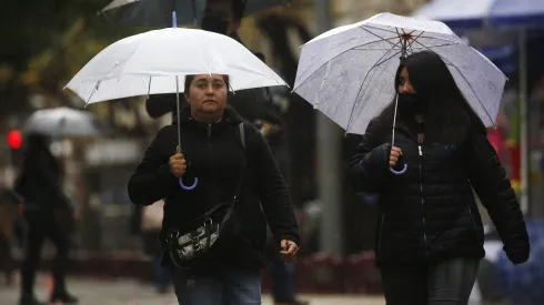 Lluvia en Santiago
