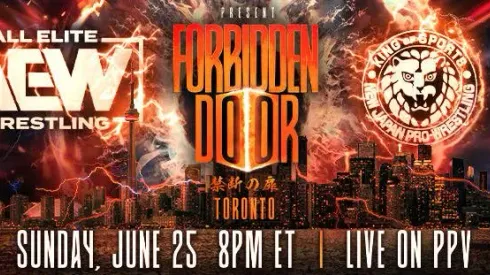 AEW y NJPW se verán las caras en la edición 2023 de Forbidden Door.
