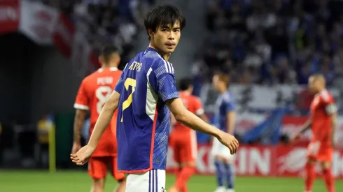 Kaoru Mitoma se anotó con un gol, una asistencia y una declaración mal traducida ante Perú. 
