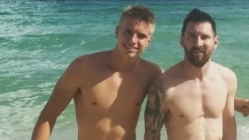 Kristian Schevchenko y Lionel Messi
