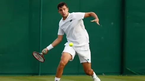 Tomás Barrios sigue dando sorpresa en Wimbledon.
