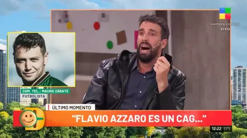 Caliente pelea en la TV trasandina. 
