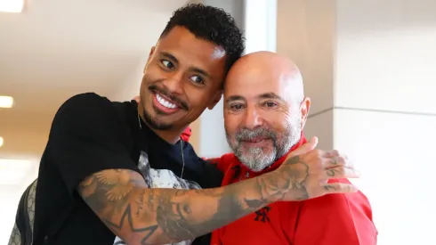 Jorge Sampaoli se reencontró en Flamengo con Allan, jugador que le entregó un gran rendimiento en Atlético Mineiro. 
