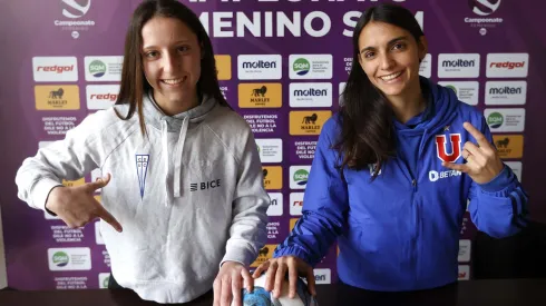 Las capitanas de Universidad de Chile y Universidad Católica  adelantan el Clásico Universitario que dará inicio a la segunda rueda del Campeonato Femenino.
