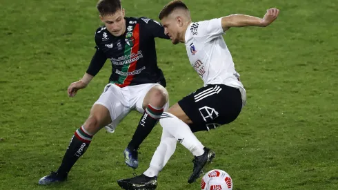 Bruno Barti jugando ante Colo Colo
