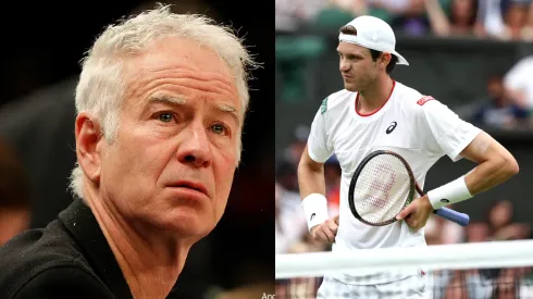 John McEnroe humillado en redes sociales tras ningunear a Nico Jarry en Wimbledon.
