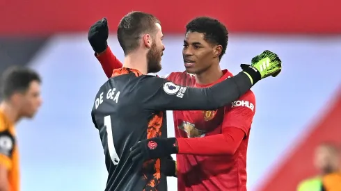 Rashford compartió durante ocho temporadas con De Gea en el United.
