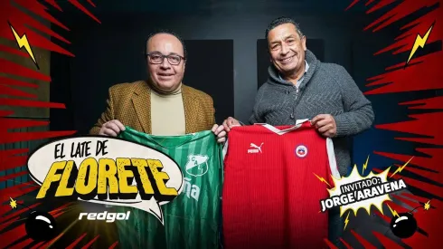 Jorge Mortero Aravena posa junto a Paulo Flores de cara a un nuevo capítulo de El Late de Florete de RedGol.
