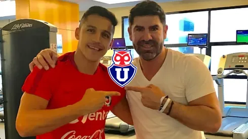 Salas y recado azul para Alexis Sánchez.
