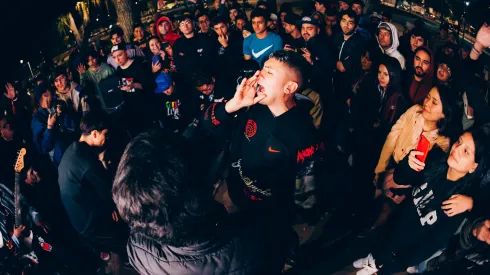 DEM Battles en la plaza
