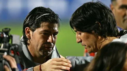 Iván Zamorano y Salas en sus mejores tiempos.
