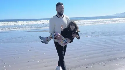 Mauricio Isla y su hija Luz
