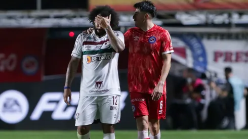 Marcelo fracturó a Luciano Sánchez y no aguantó las lágrimas en la cancha. Tras el partido pidió disculpas.
