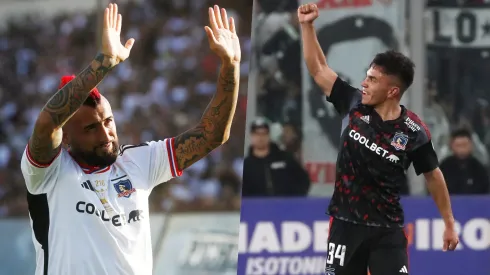 Arturo Vidal celebró gol de Vicente Pizarro en triunfo de Colo Colo por Copa Chile.
