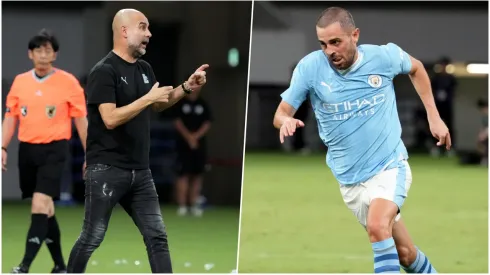 Pep no está contento con la actitud de Bernardo Silva
