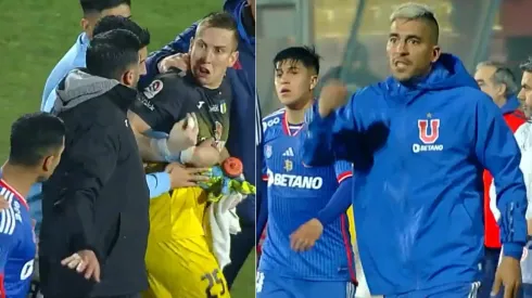 Ignacio González tuvo una actitud que no le gustó nada a Leandro Fernández en el final del partido. 
