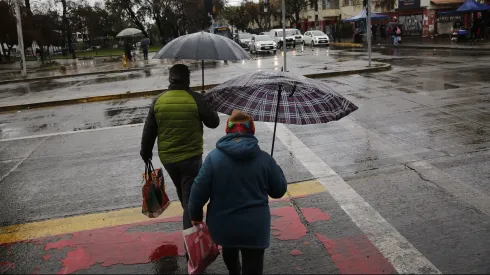 Lluvia en Santiago
