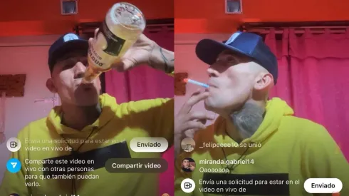 Necesita encontrar club, pero aparece tomando cerveza y fumando.
