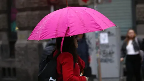 Lluvia en Santiago
