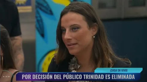 Trinidad es la nueva eliminada del reality. 
